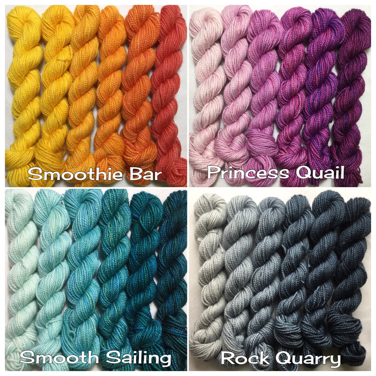 Fingering Mini Skein Gradient Set – The Knitting Lounge