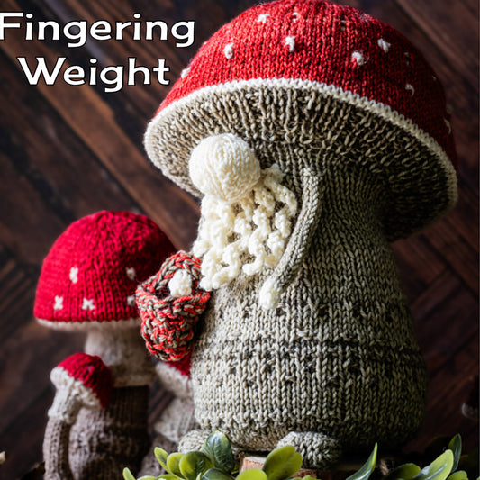 Professor Fungi Gnome MKAL 17 Set - Fingering Weight