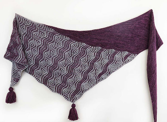 Cyclone Shawl Printed Pattern