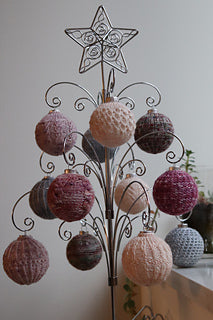 12 Days of Baubles Printed Pattern