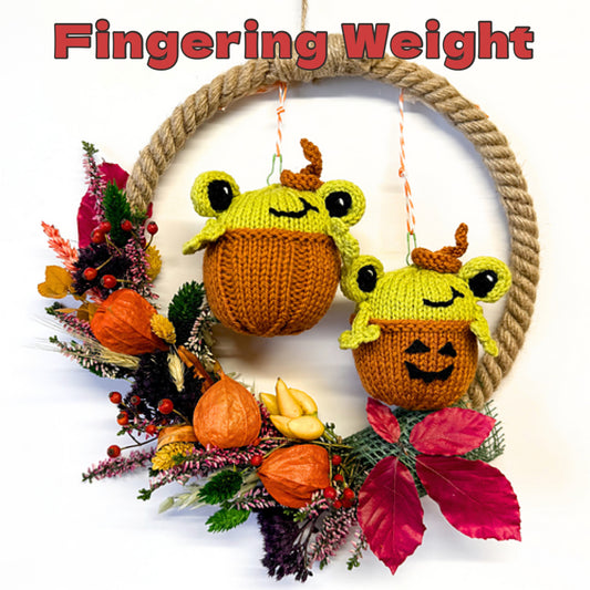 Froggy Ina Pumpkin - Fingering Weight