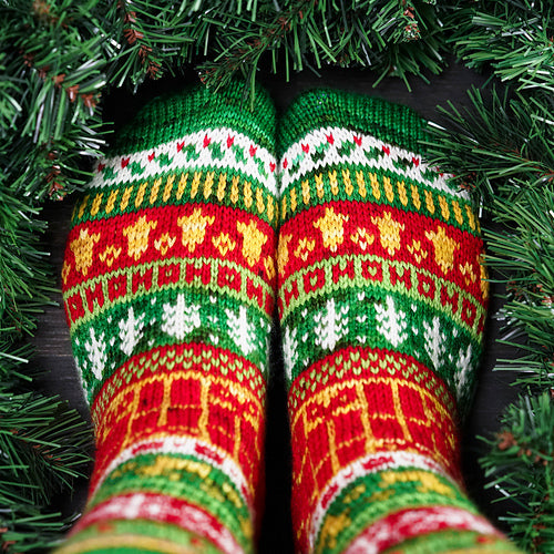 Step Into Christmas Socks