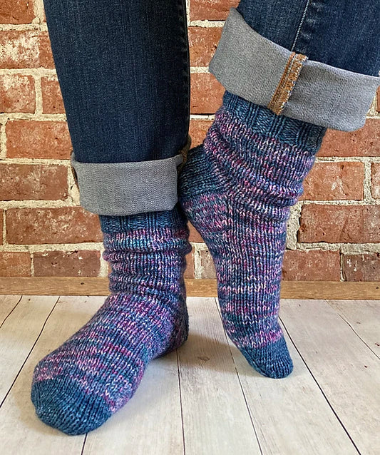 Double Exposure Socks Printed Pattern