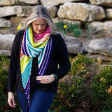 Coloring Lines Shawl