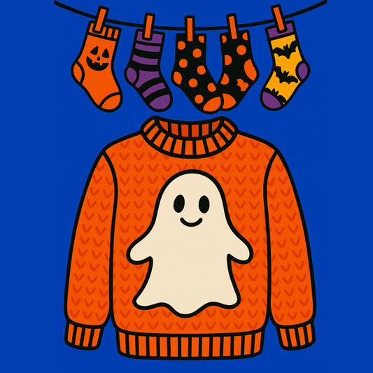 Mini Spooky Sweater & Sock Adventure Set