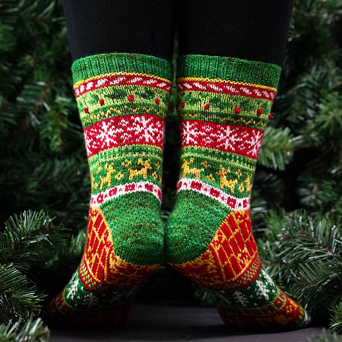 Step Into Christmas Socks