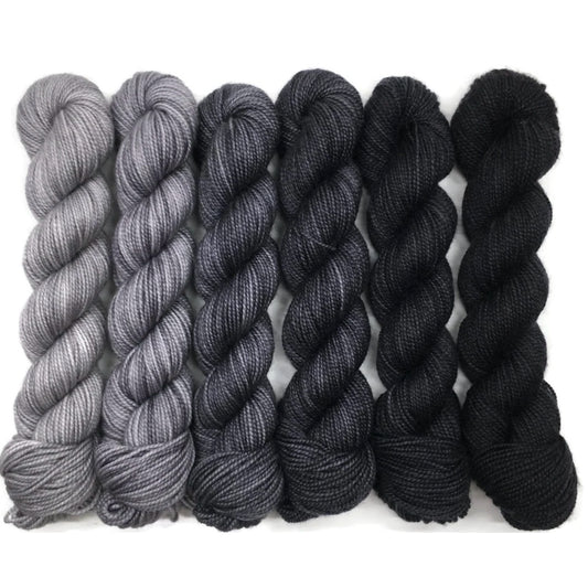 Stormy Skies Ahead Six Pack Half Skein Set - Playtime DK