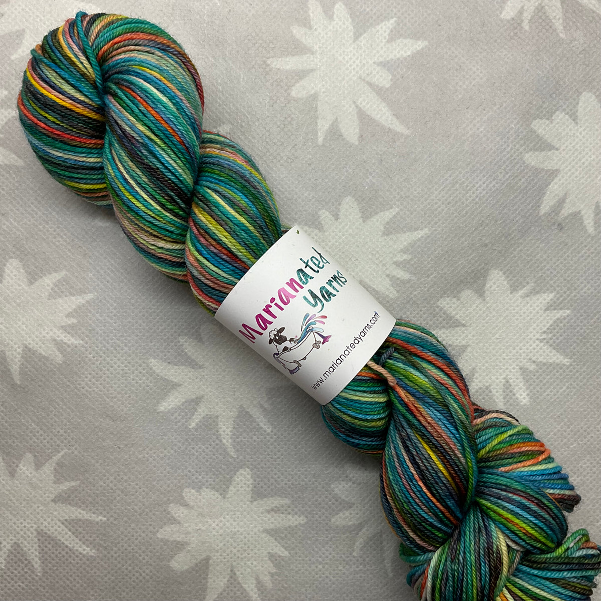 Melted Box of Crayons Half Skein Practicality 75/25