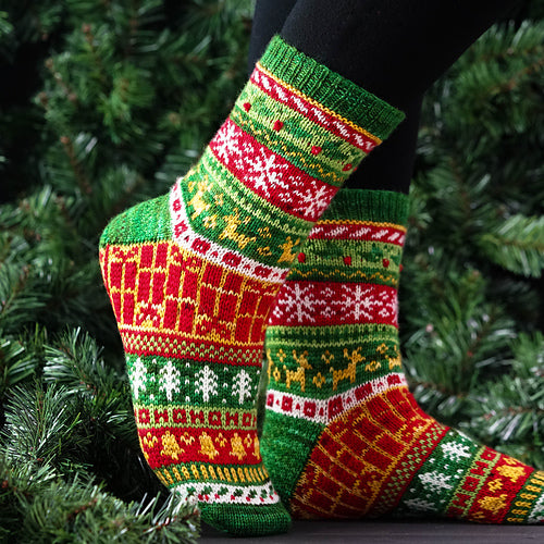 Step Into Christmas Socks