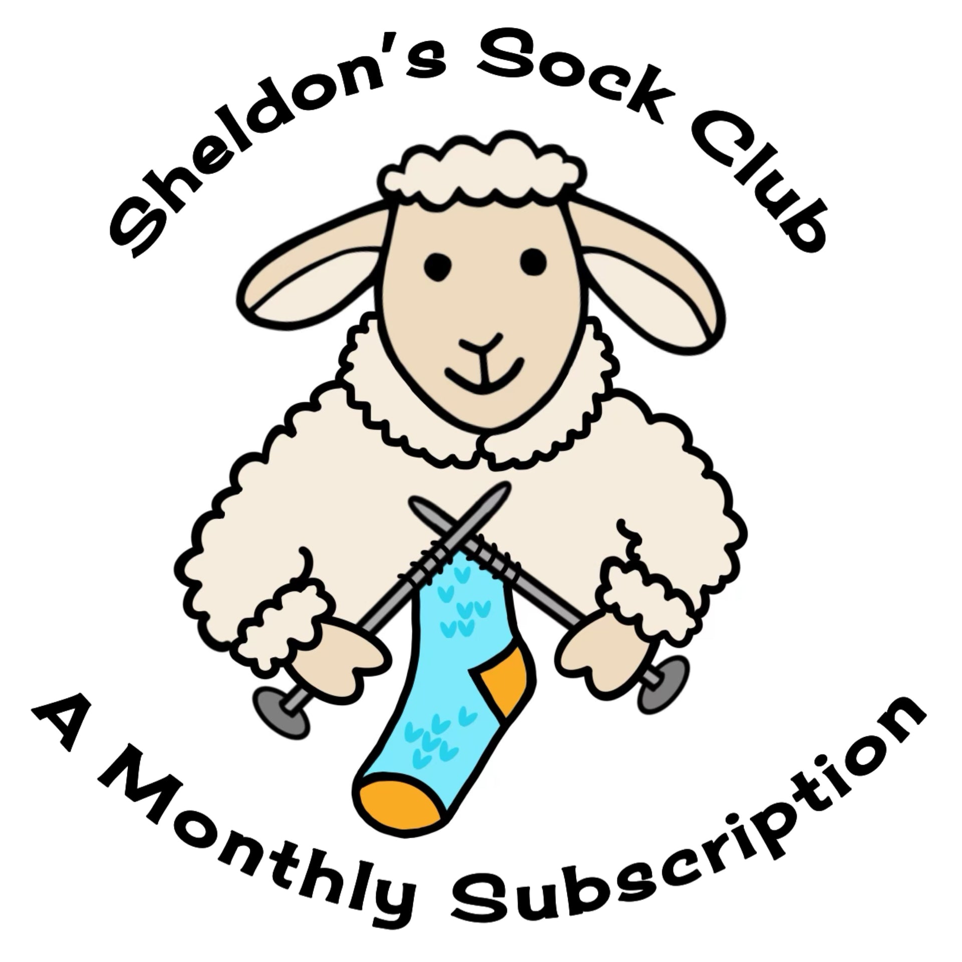 Sheldon's Sock Club - A Monthly Subscription Marianated Yarns Sheldon's Sock Club - A Monthly Subscription Marianated Yarns
