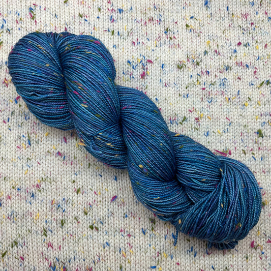 Blue My Mind Rainbow Tweed Fingering