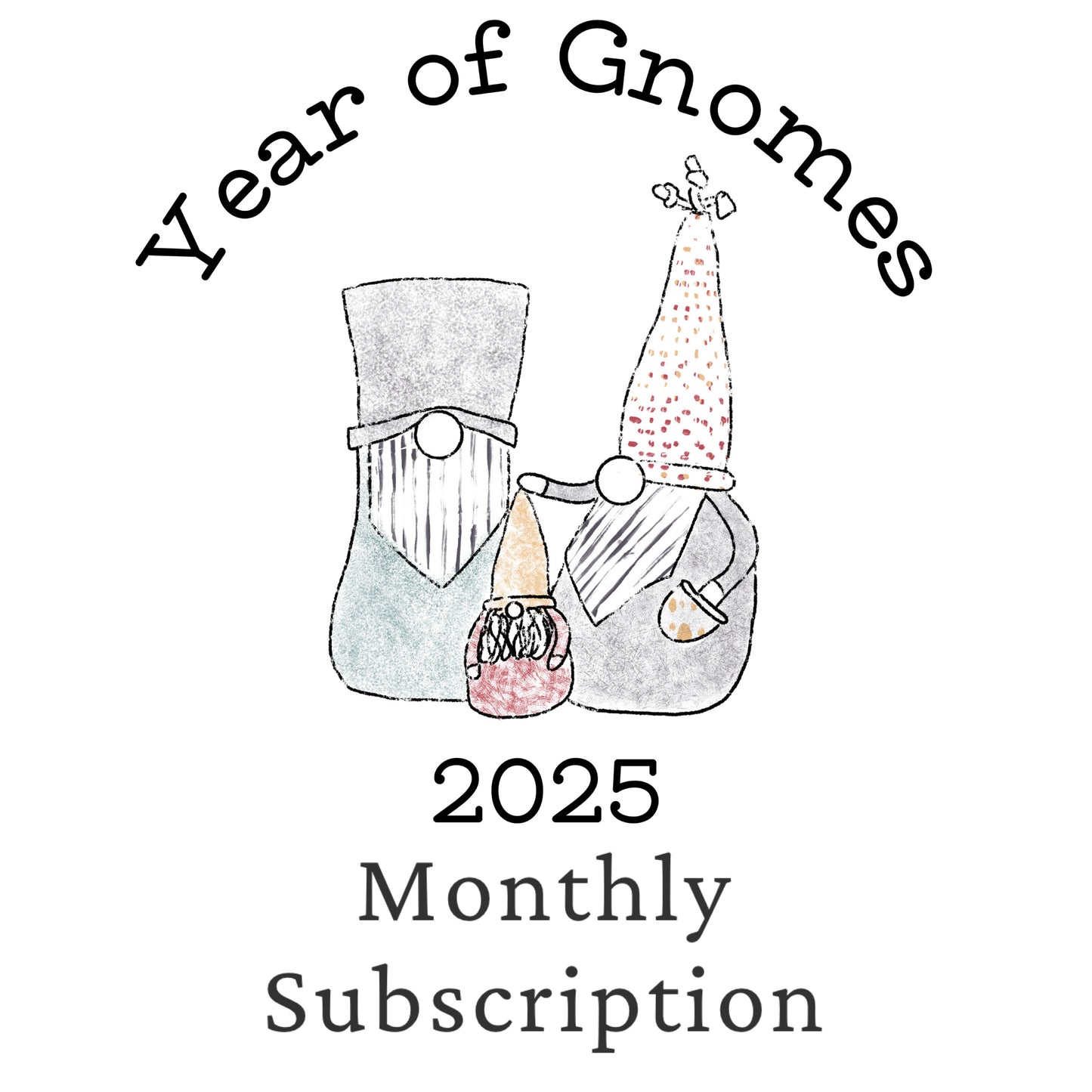 Gnome Set of the Month Subscription - Year of Gnomes 2025