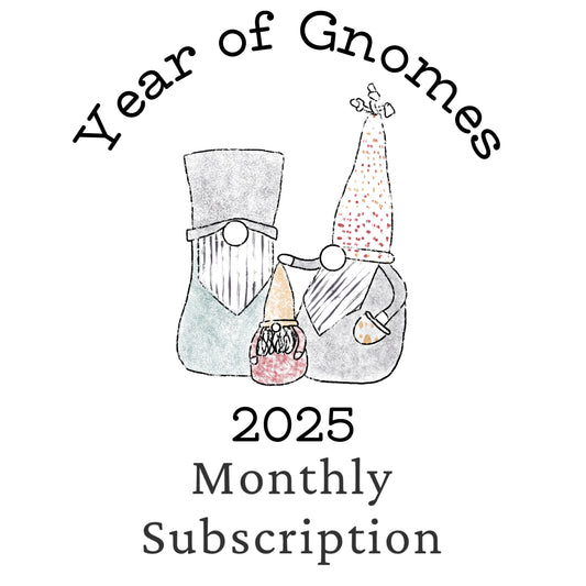 Gnome Set of the Month Subscription - Year of Gnomes 2025