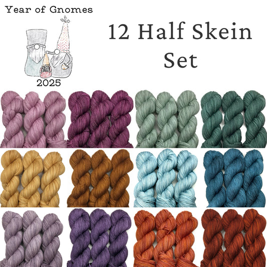 12 Half Skein Set Year of Gnomes 2025