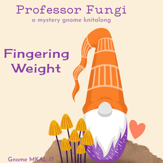 Professor Fungi Gnome MKAL 17 Set - Fingering Weight