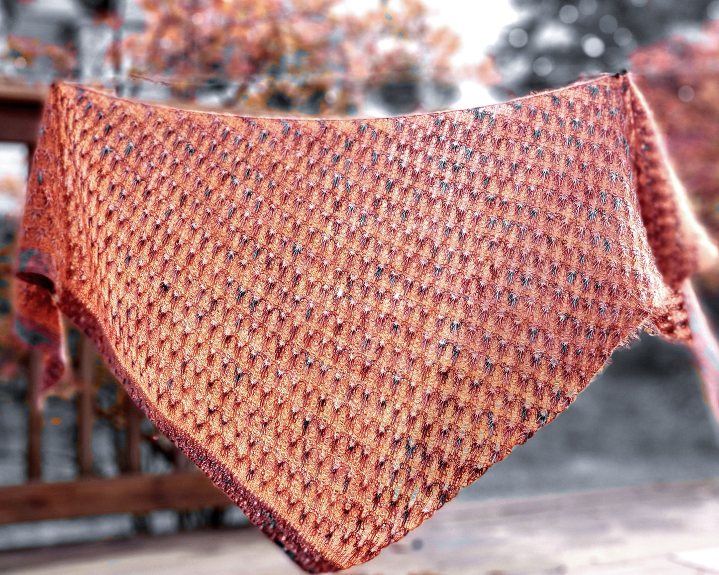 Beneath an Autumn Sky Shawl