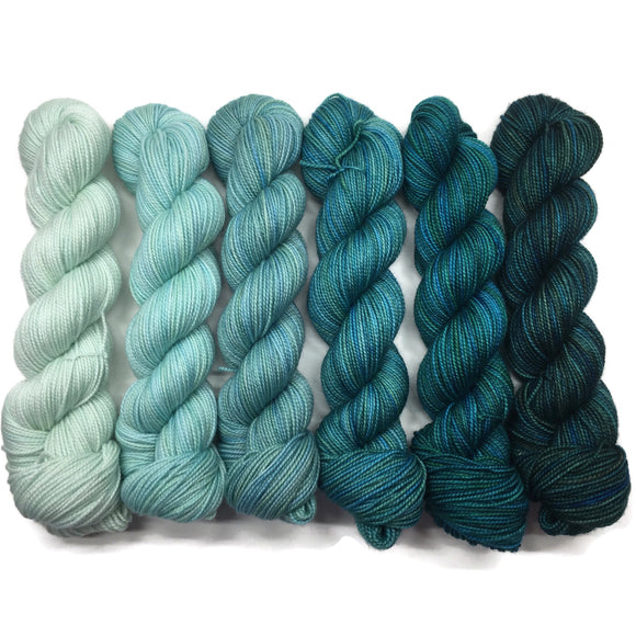 BC ORCHARDS // HALF-SKEIN SET // Hand Dyed Yarn // Speckle Gradient Ya –  Midknit Cravings Yarn Co
