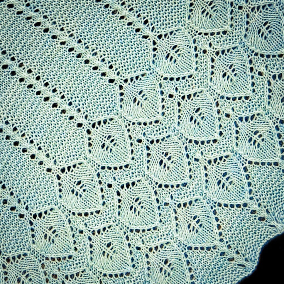 Arctic Ice Shawl